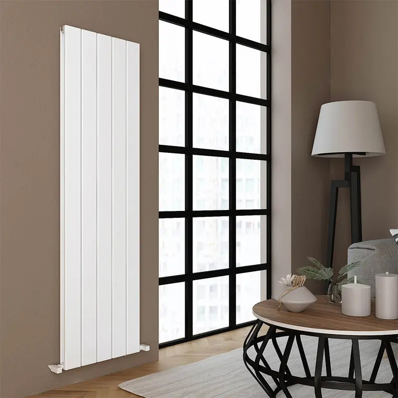 Carisa Angers Single Panel Vertical Aluminium Radiator | 2 colours, 4 sizes
