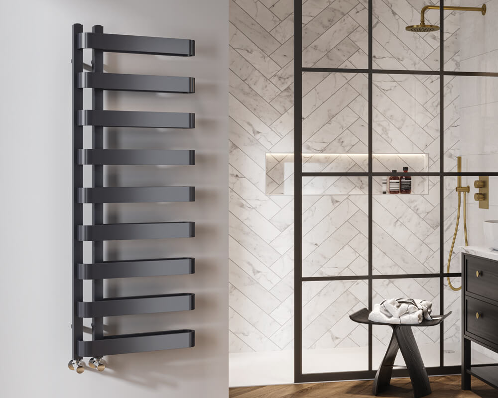 DQ Azura Designer Steel Towel Rail