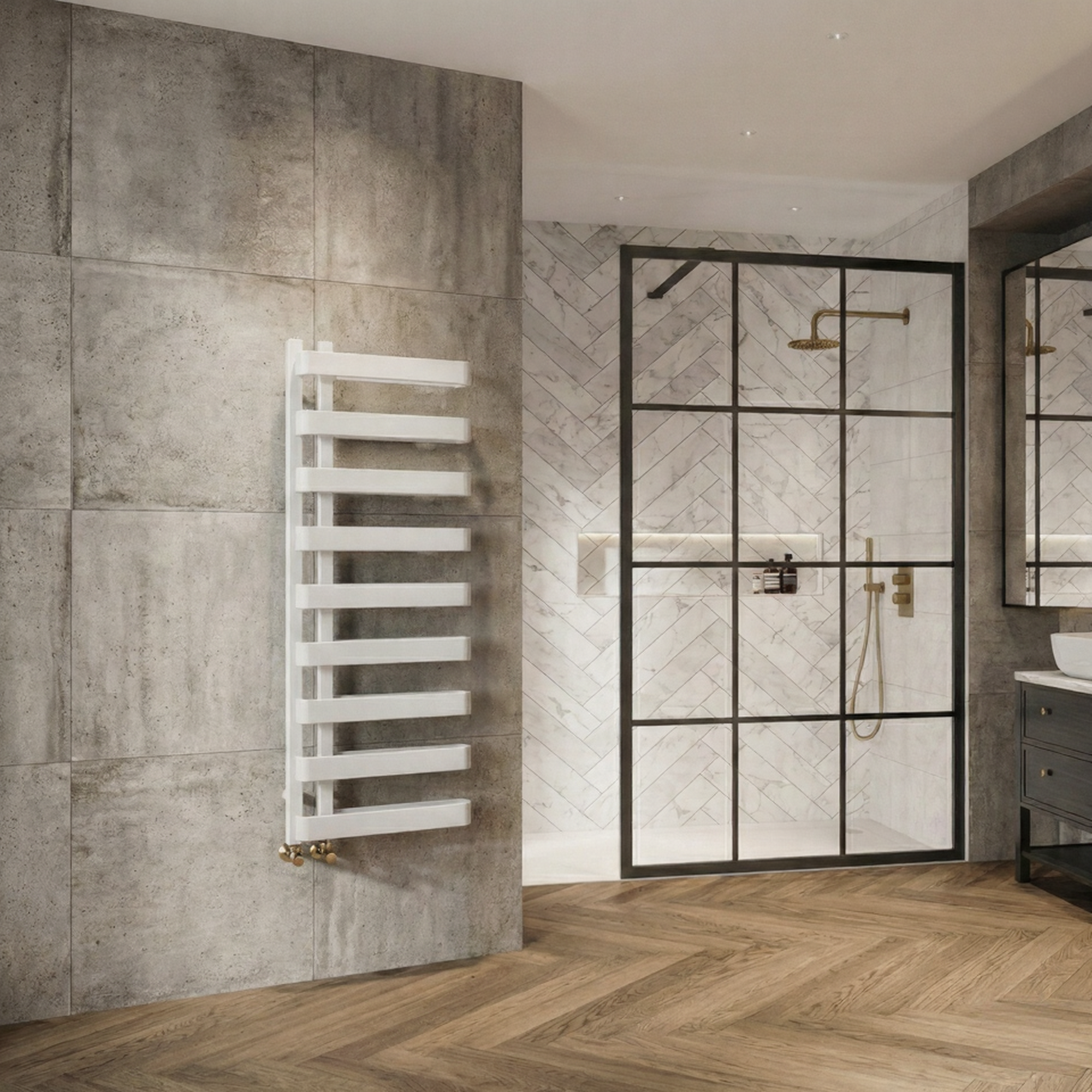 DQ Azura Designer Steel Towel Rail