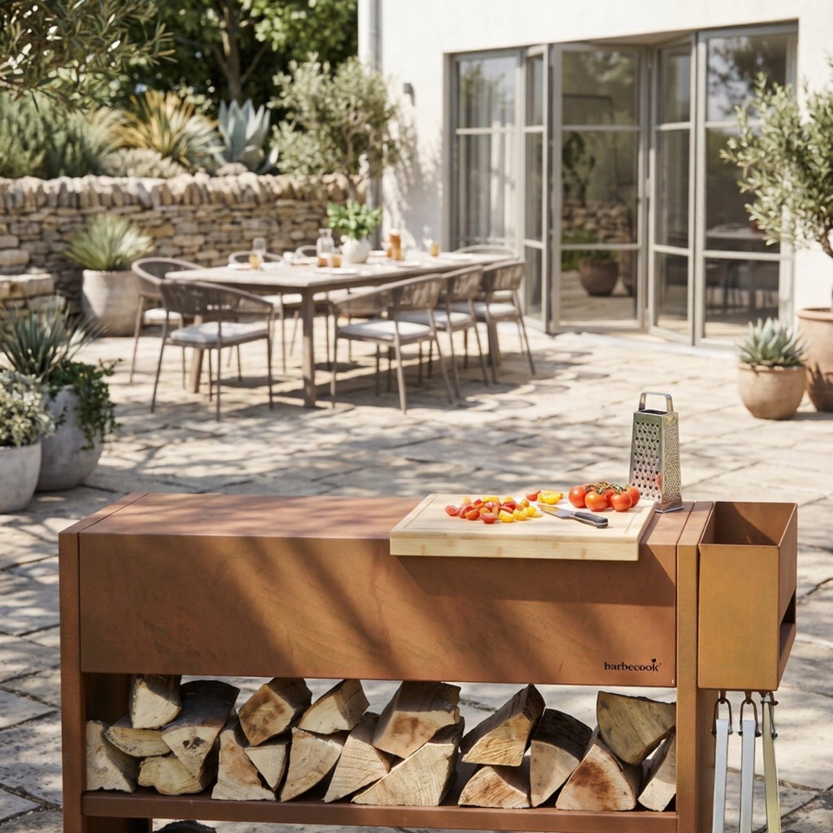 Barbecook Buddy Workstation in Corten Steel in Corten Steel