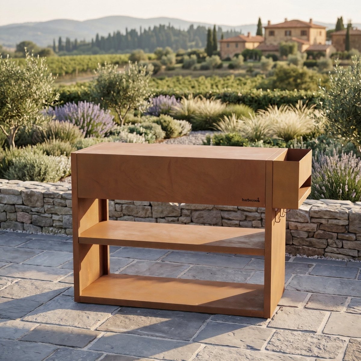 Barbecook Buddy Workstation in Corten Steel in Corten Steel