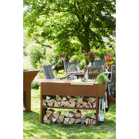 Barbecook Buddy Workstation in Corten Steel in Corten Steel