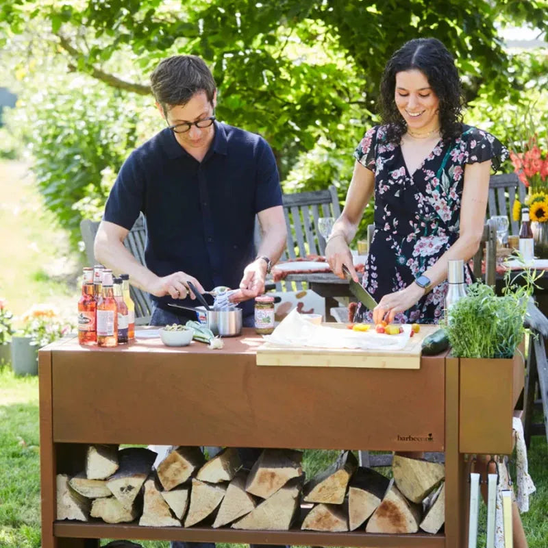 Barbecook Buddy Workstation in Corten Steel in Corten Steel