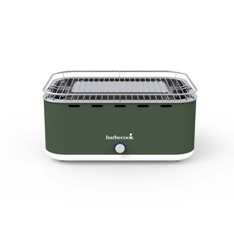 Barbecook Carlo Charcoal Table Grill in Army Green