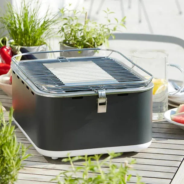 Barbecook Carlo Charcoal Table Grill in Chili Pepper