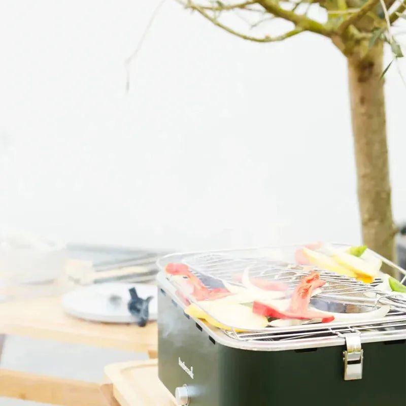 Barbecook Carlo Charcoal Table Grill in Chili Pepper