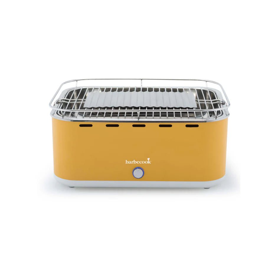 Barbecook Carlo Charcoal Table Grill in Sunshine Yellow