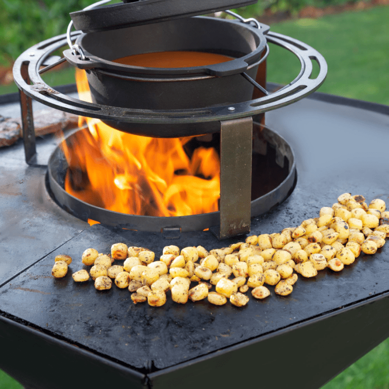 Barbecook Dynamic Centre Wok and Dutch Oven Holder in Black