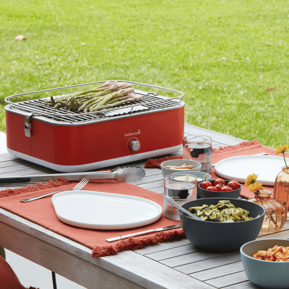 Barbecook E - Carlo Electric Table Grill in Red