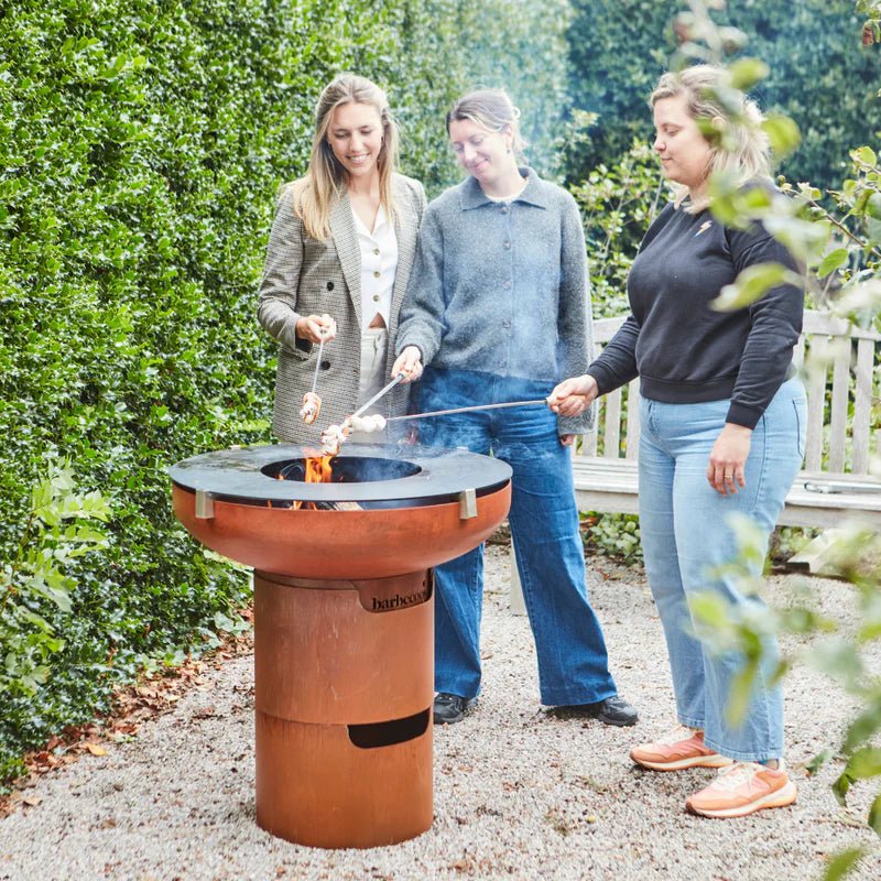 Barbecook Jack Pro 75cm Corten Plancha Grill in Corten Steel