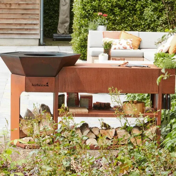 Barbecook Nestor Island in Corten Steel in Corten Steel