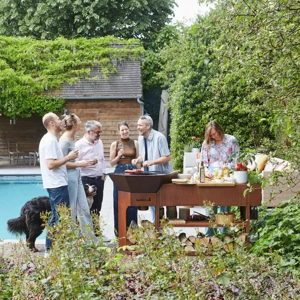 Barbecook Nestor Island in Corten Steel in Corten Steel