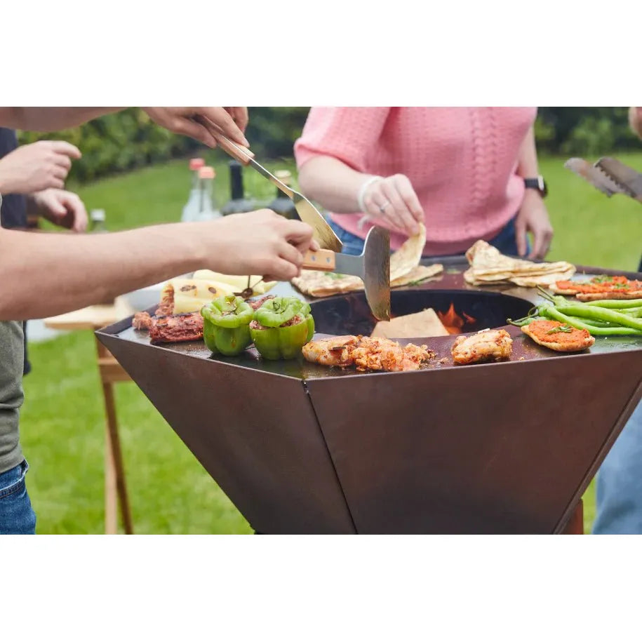 Barbecook Nestor Original Corten Steel Wood Barbecue in Corten Steel