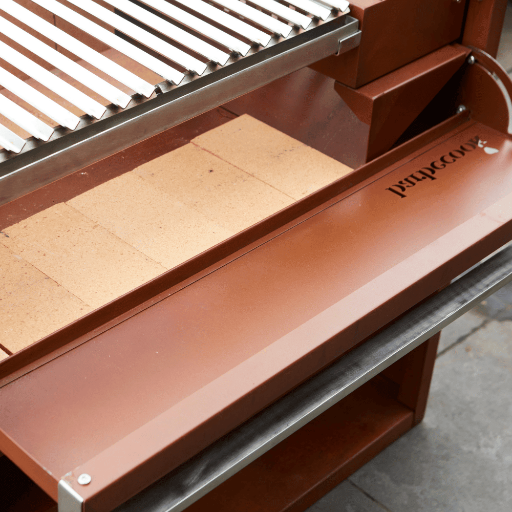 Barbecook Pedro Asado Barbecue – Corten and Stainless Steel in Corten and Stainless Steel