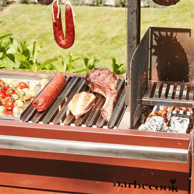 Barbecook Pedro Asado Barbecue – Corten and Stainless Steel in Corten and Stainless Steel