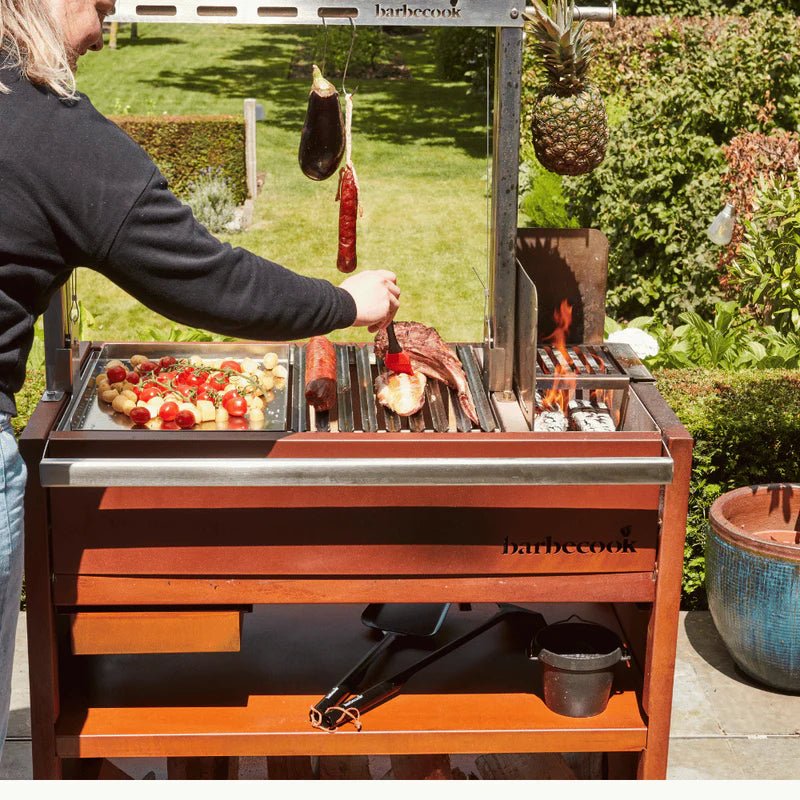 Barbecook Pedro Asado Barbecue – Corten and Stainless Steel in Corten and Stainless Steel