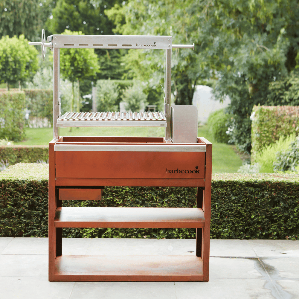 Barbecook Pedro Asado Barbecue – Corten and Stainless Steel in Corten and Stainless Steel