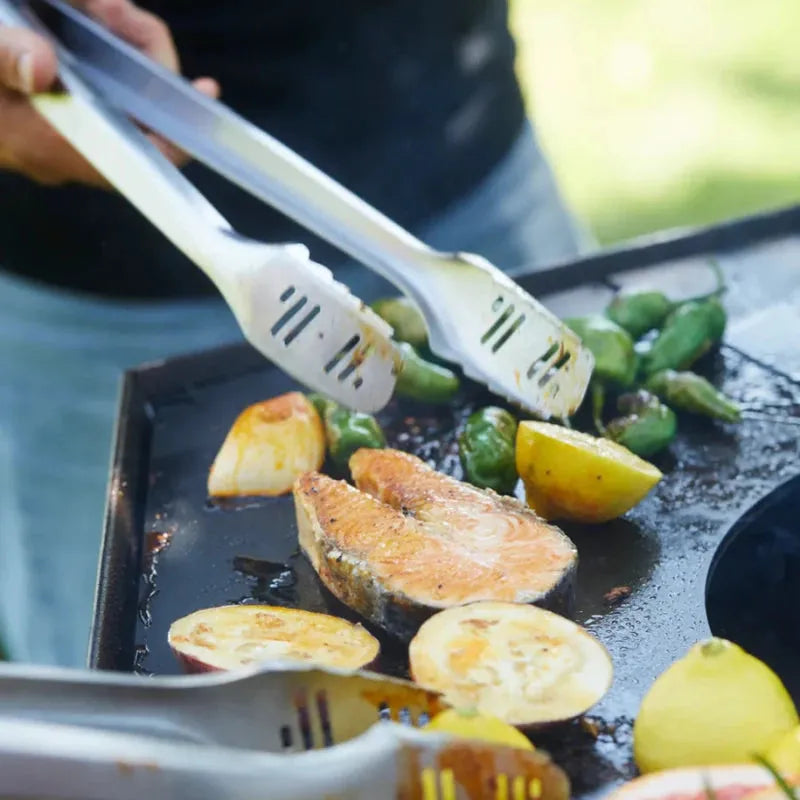 Barbecook Premium Stainless Steel Tongs in Steel