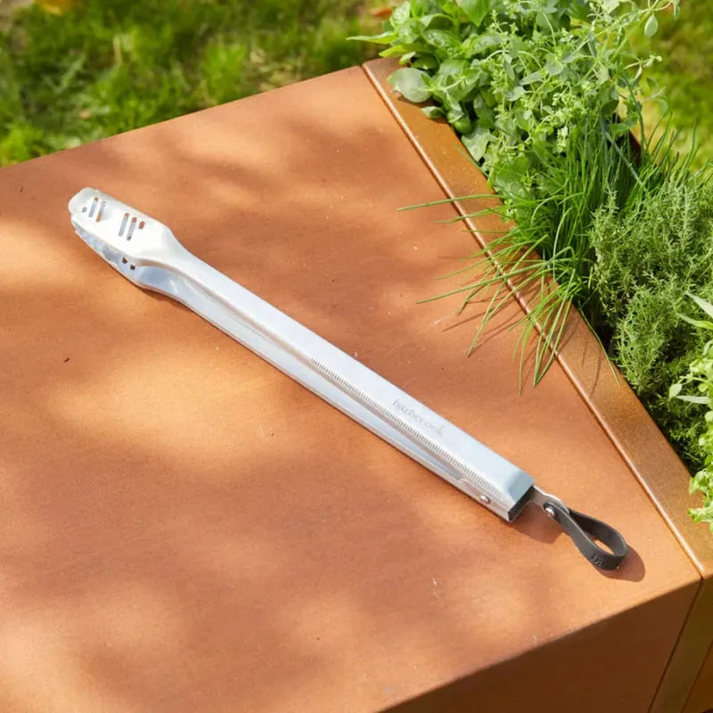 Barbecook Premium Stainless Steel Tongs in Steel