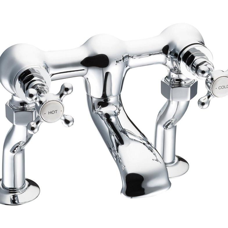 Hurlingham Bath Filler - Ice Cold Spice | Chrome H192 x D176
