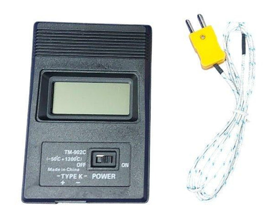 BBQUBE Digital Furnace Thermometer in Black