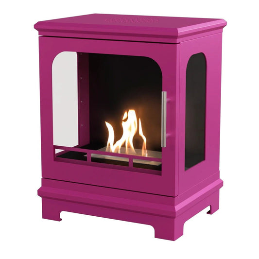 Scandiflames Honolulu Bioethanol Freestanding Fireplace - indoor fireplace - Ice Cold Spice | Hot Pink