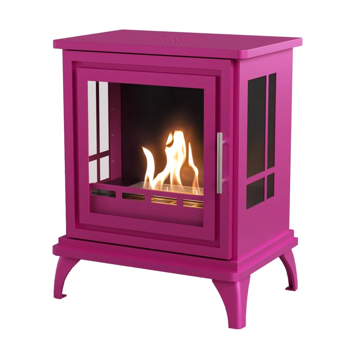 Scandiflames Nashville Bioethanol Freestanding Fireplace - indoor fireplace - Ice Cold Spice | Pink