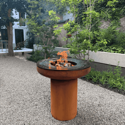 BonFeu BonBiza Plancha Grill in Rust
