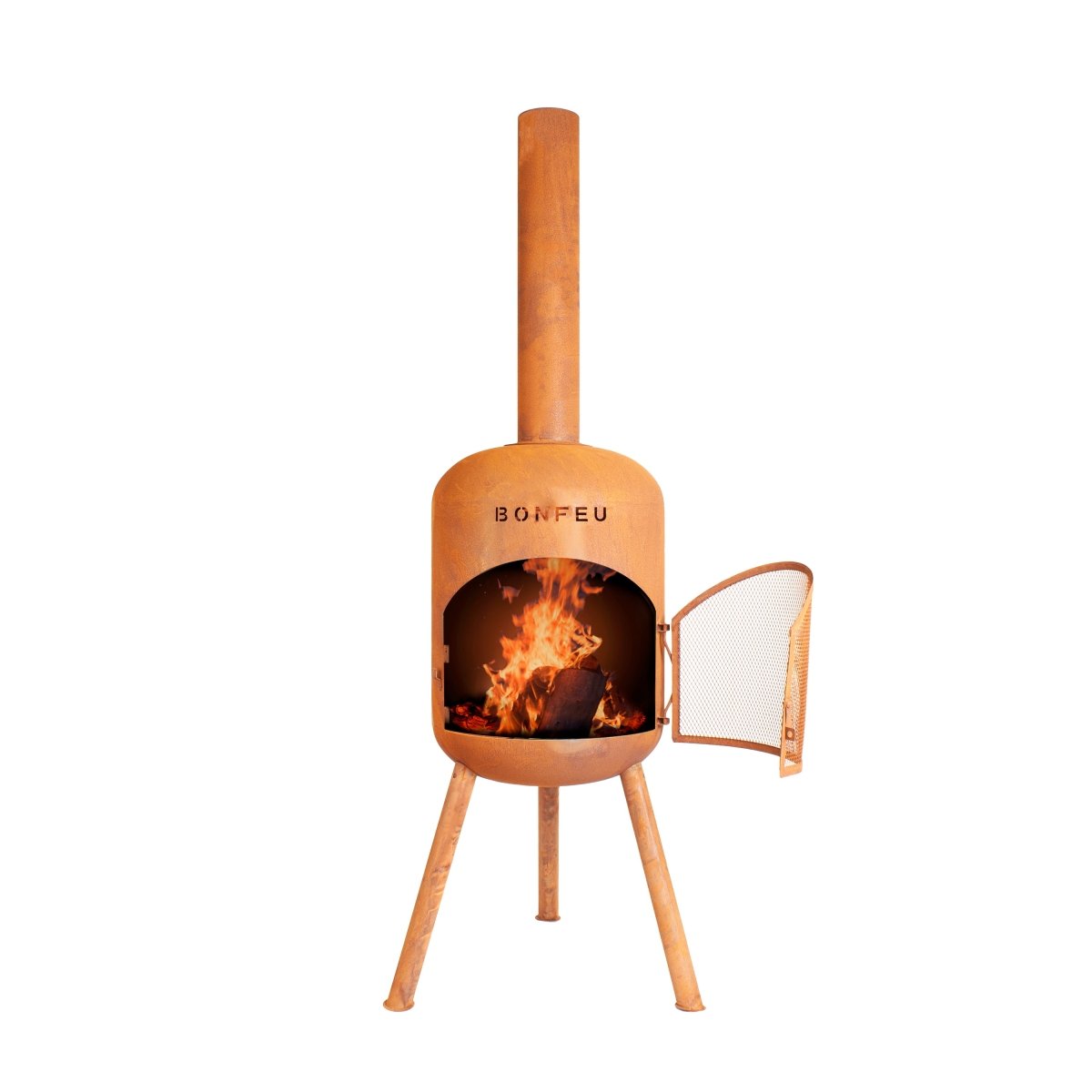 BonFeu BonBono Outdoor Fireplace in Black