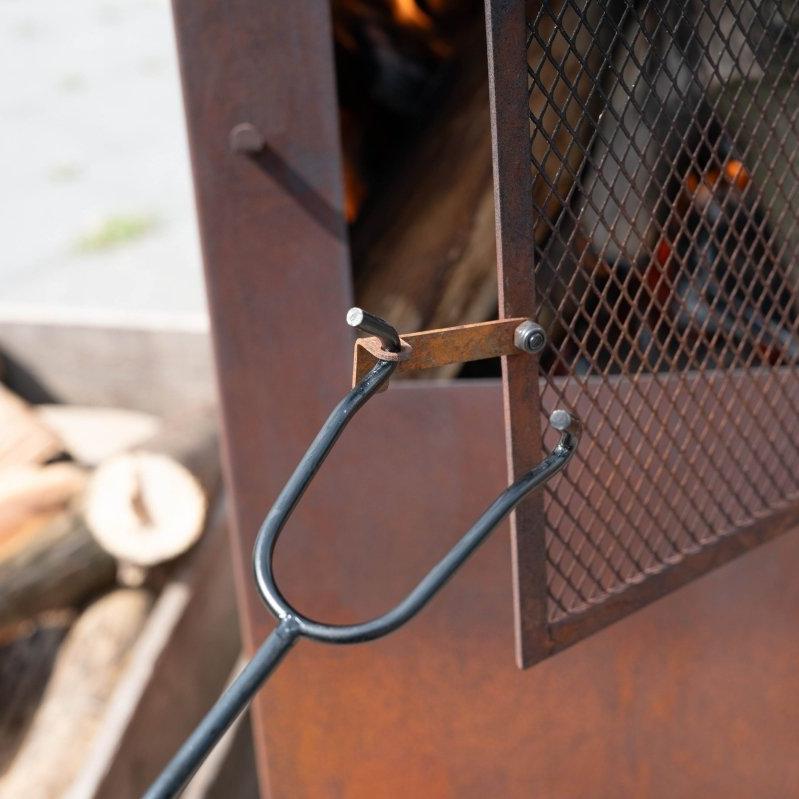 BonFeu BonCarre Outdoor Fireplace in Black