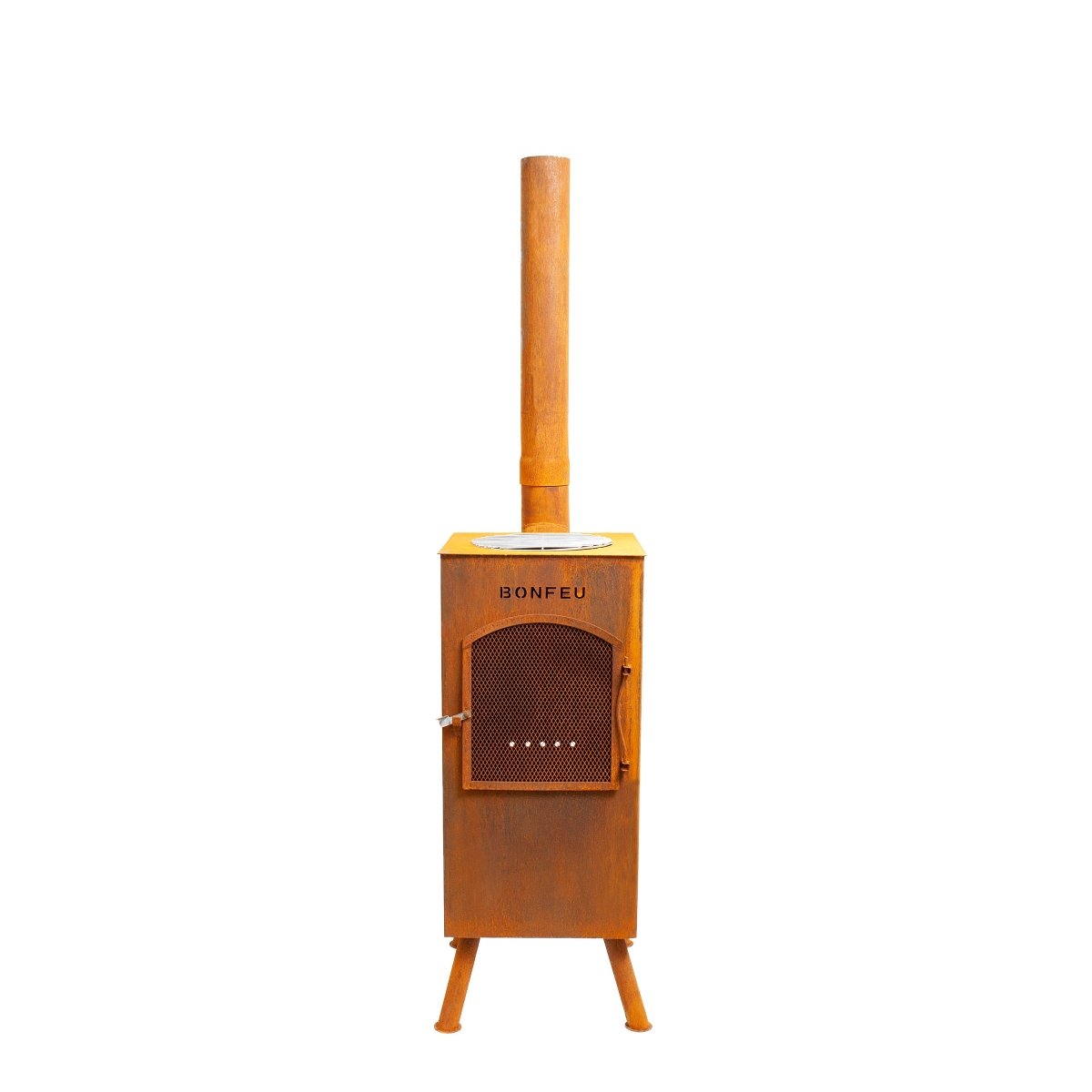 BonFeu BonCarre Outdoor Fireplace in Black