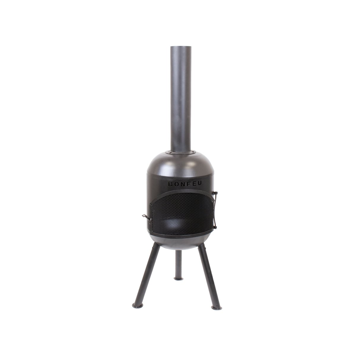 BonFeu BonSolo Outdoor Fireplace in Black