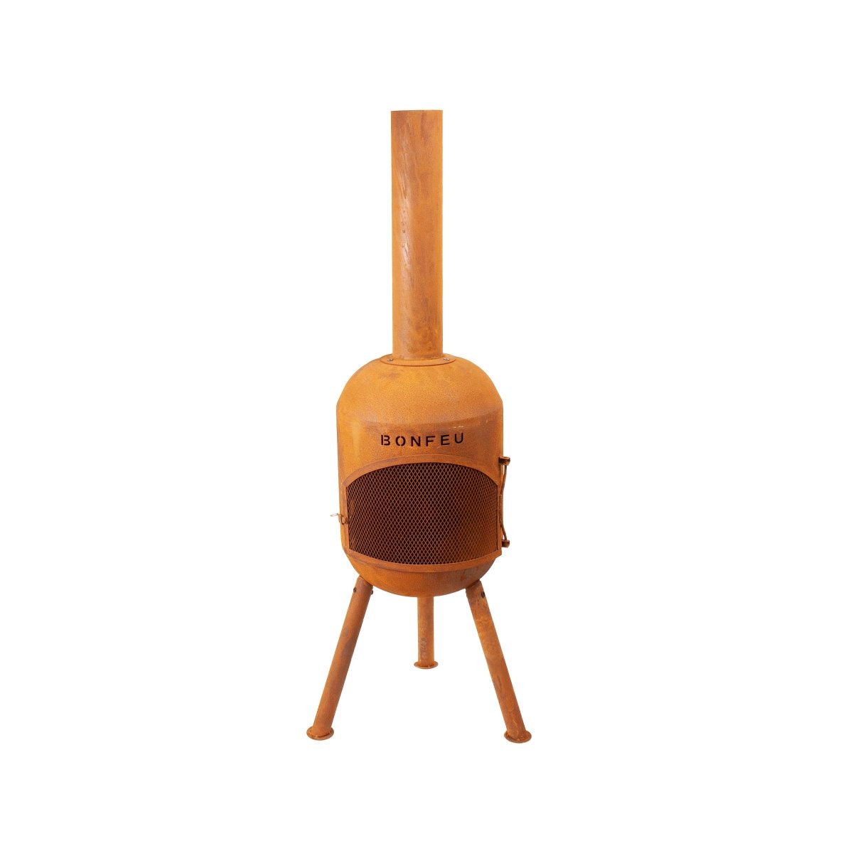 BonFeu BonSolo Outdoor Fireplace in Black
