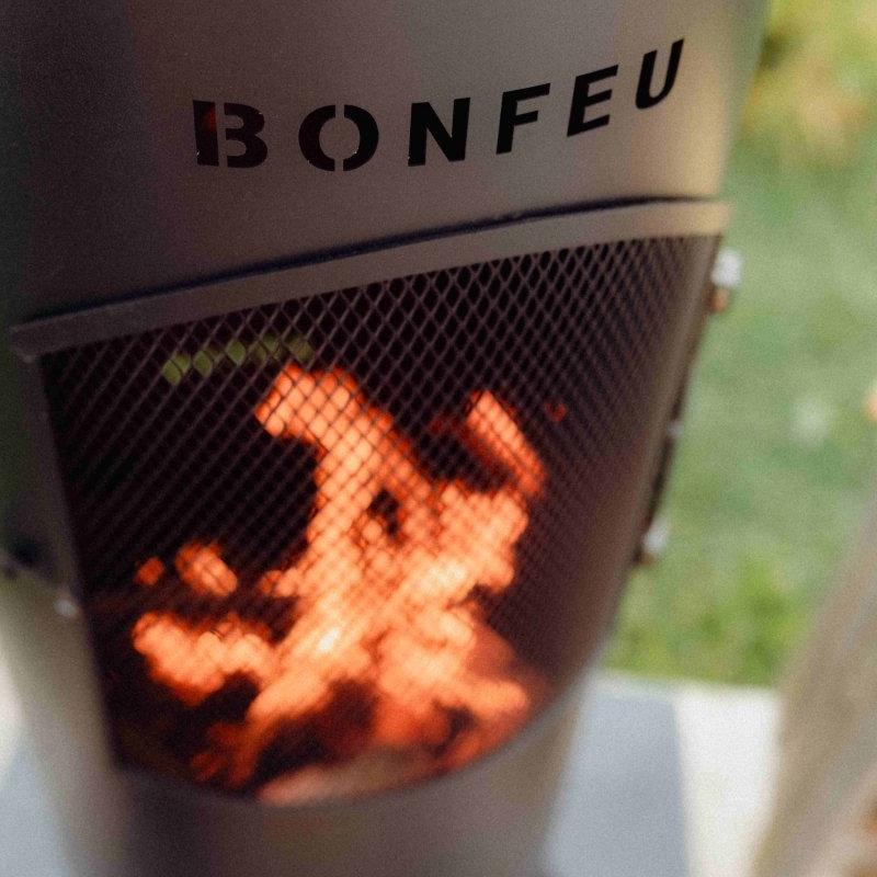BonFeu BonTino Outdoor Fireplace in Black