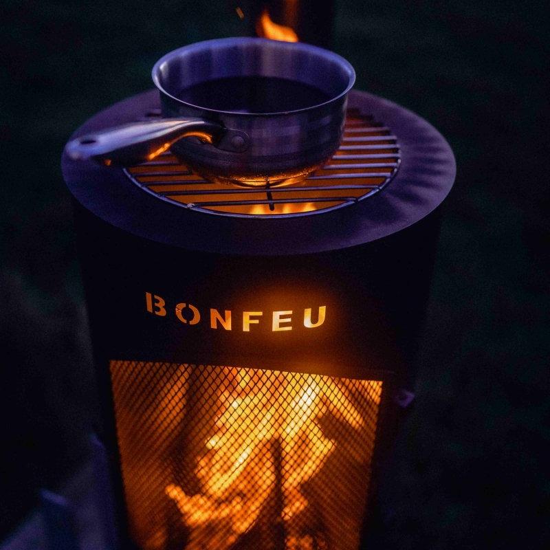 BonFeu BonTino Outdoor Fireplace in Black