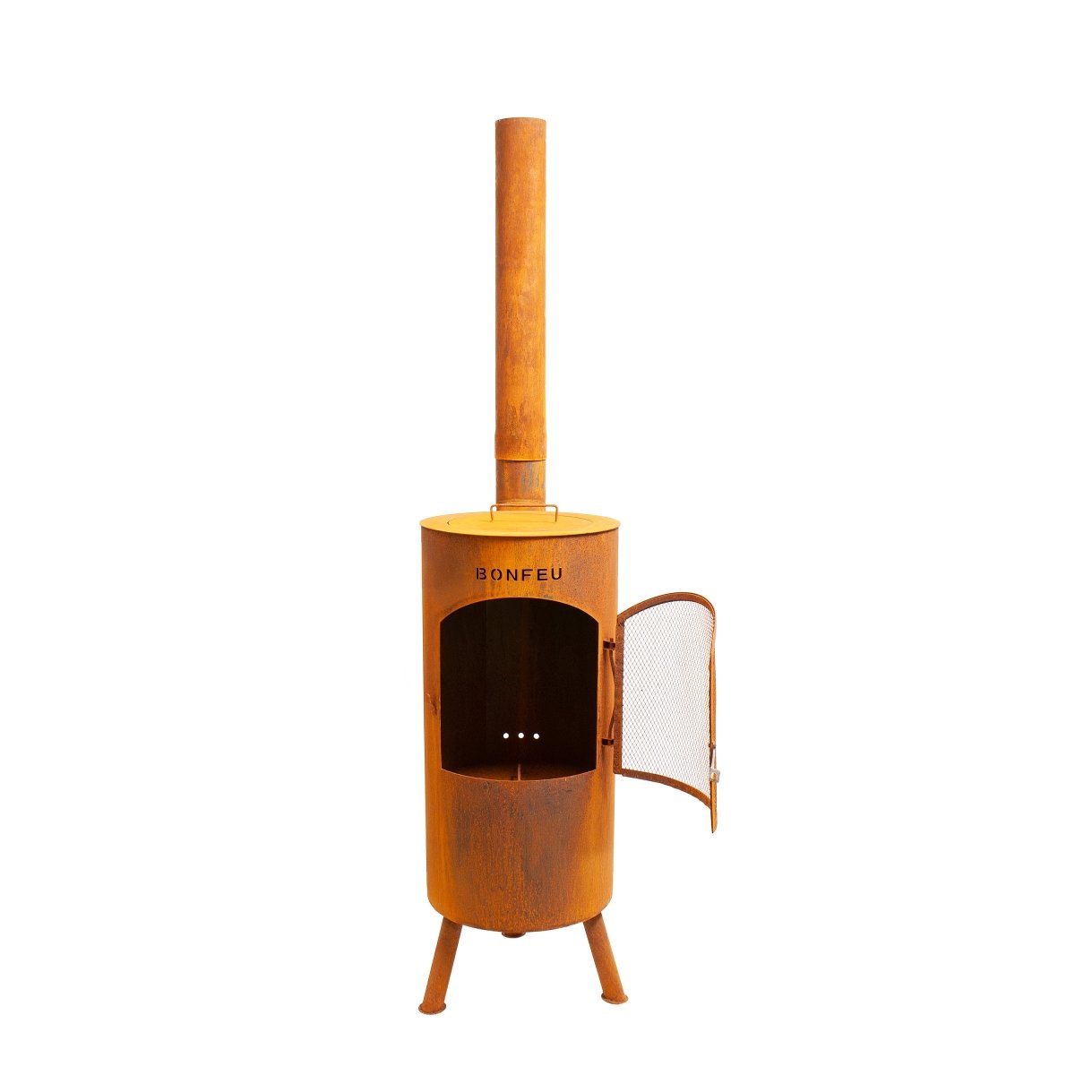 BonFeu BonTino Outdoor Fireplace in Rust