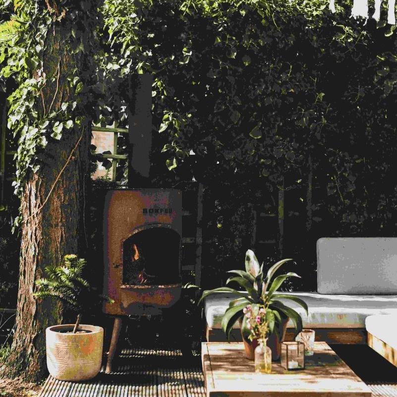 BonFeu BonTon Outdoor Fireplace in Small