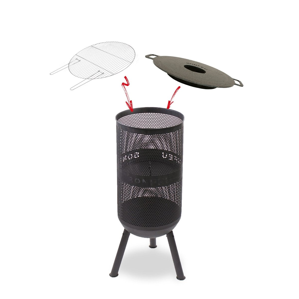 BonFeu BonVes Outdoor Fireplace in Small