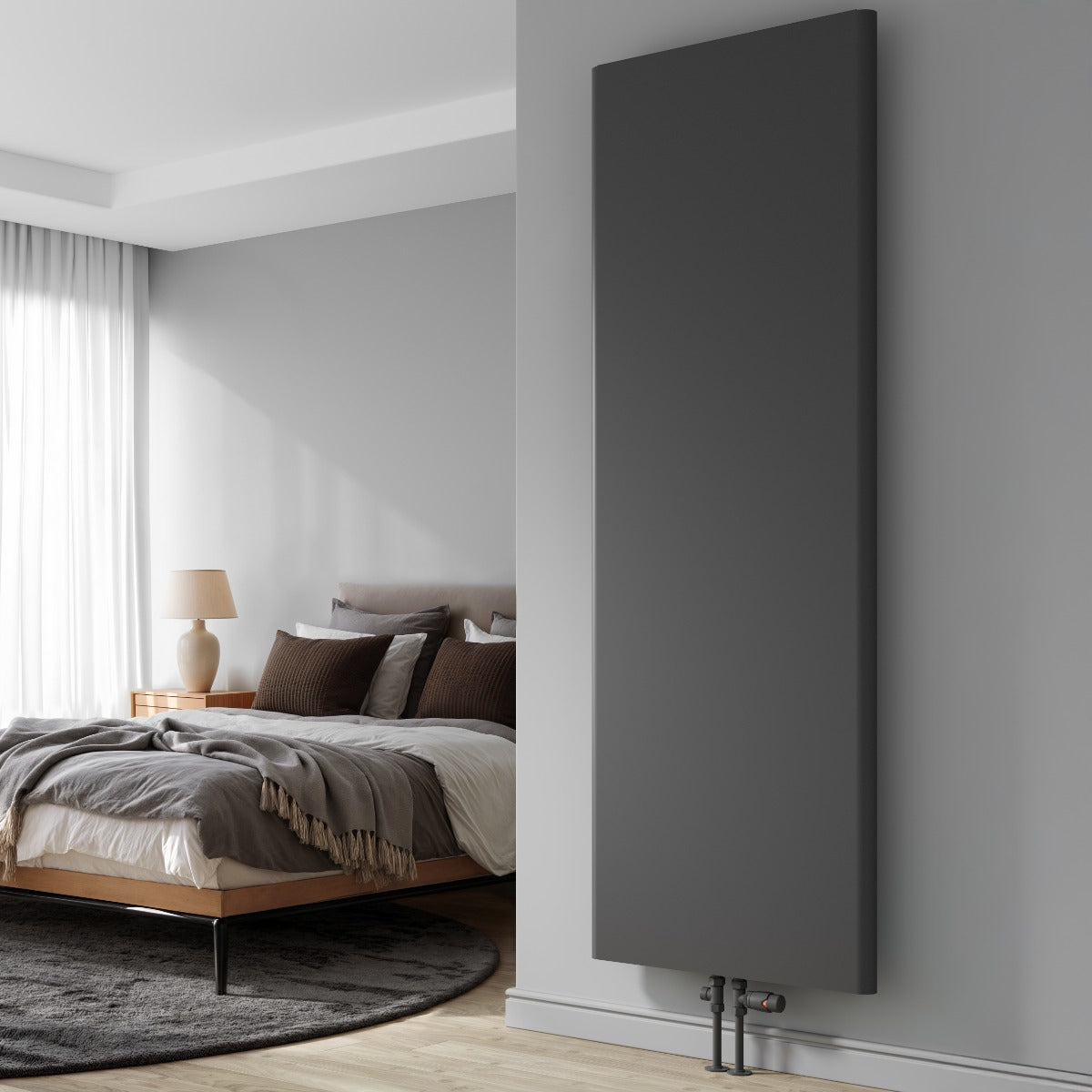 Reina Borda Minimalist Vertical Flat Panel Radiator