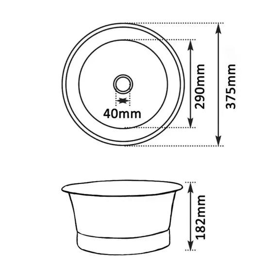 Hurlingham Brass Tub Basin With Roll Top - Ice Cold Spice | Brass H182 x W375 x D375