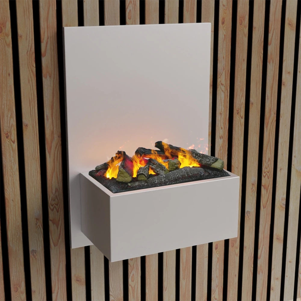 Scandiflames Electric Brekke Wall Mounted Water Vapour Fireplace
