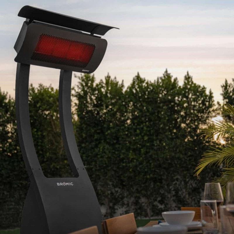 Bromic Tungsten Smart - Heat™ Portable LPG Gas Heater in Matt Black