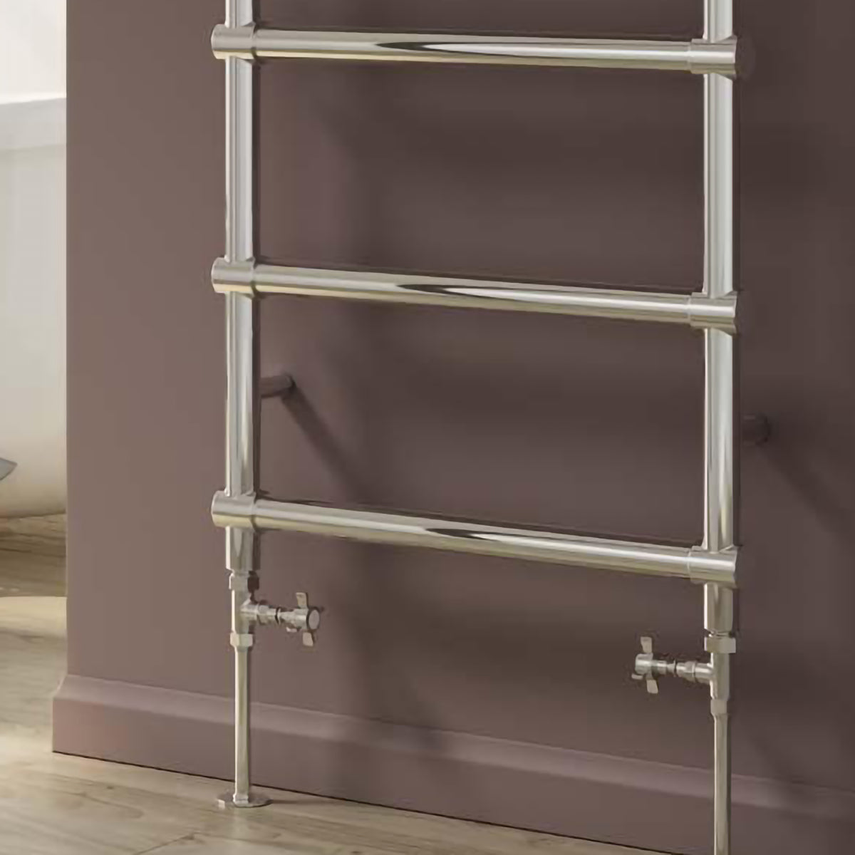 Reina Bronte Straight Valves Chrome