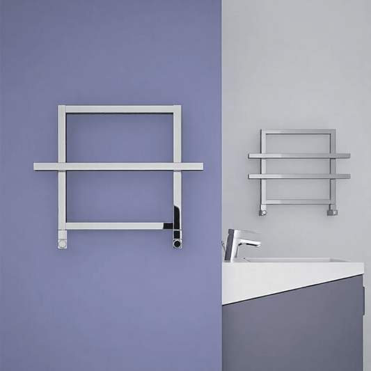 Carisa Ajax Aluminium Bathroom Towel Radiator in 450H x 600W (1 section)
