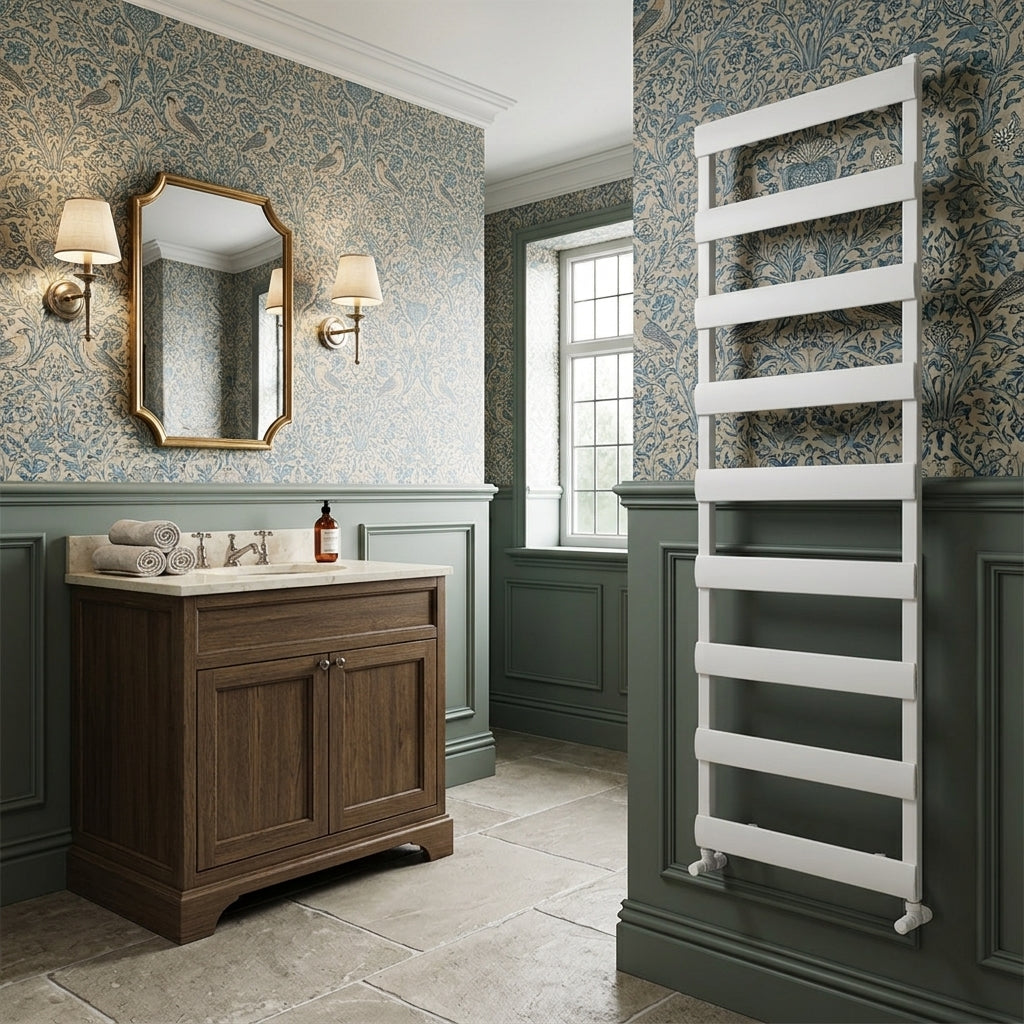 Carisa Alya Bath Aluminium Towel Radiator | CUSTOM MADE