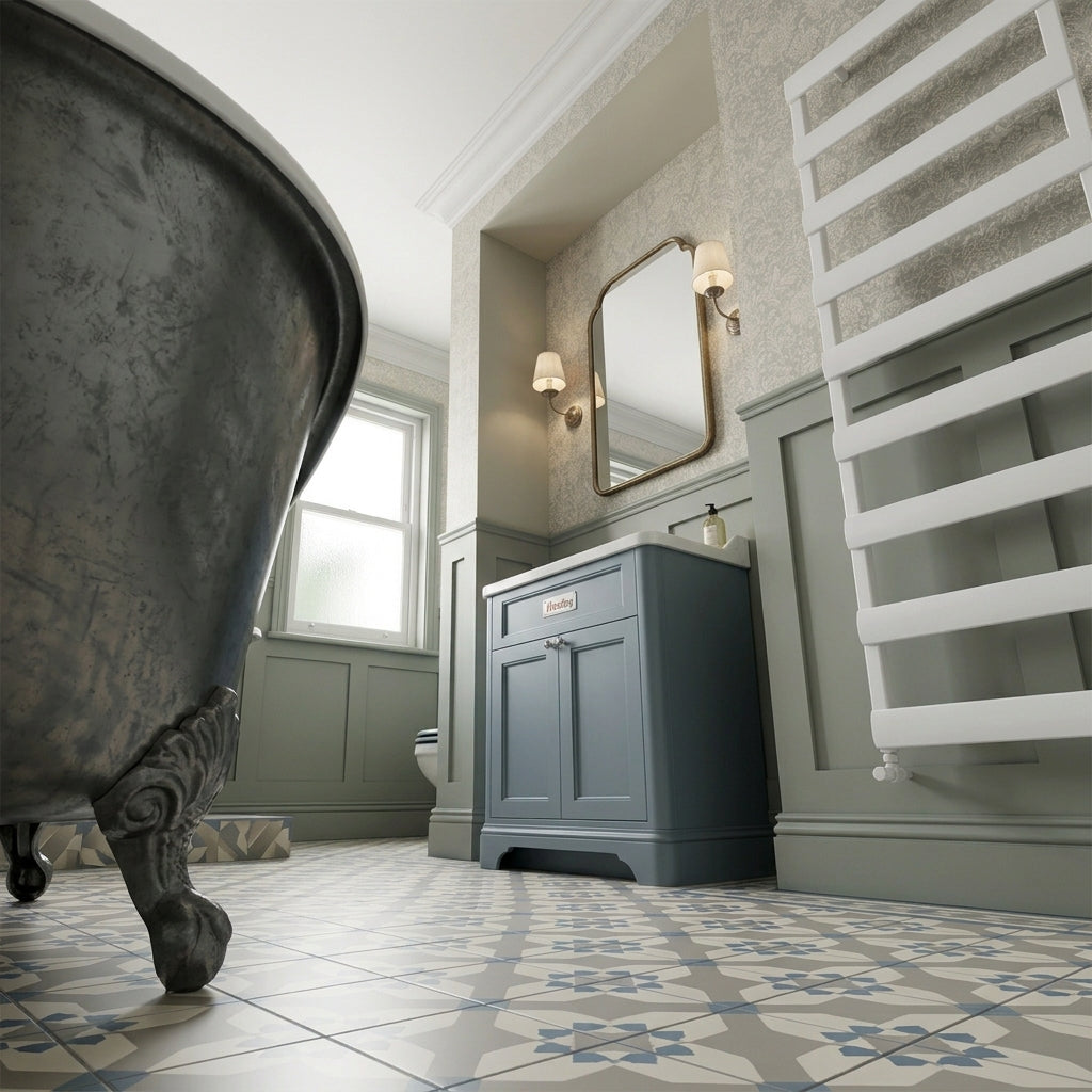 Carisa Alya Bath Aluminium Towel Radiator | CUSTOM MADE