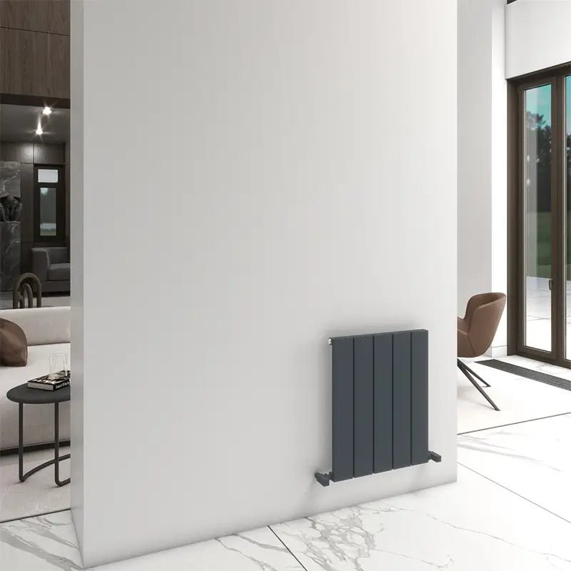Carisa Angers Double Panel Horizontal Aluminium Radiator in 600H x 695W