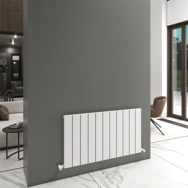 Carisa Angers Double Panel Horizontal Aluminium Radiator in 600H x 895W