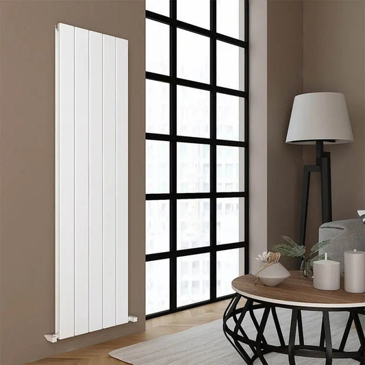 Carisa Angers Double Panel Vertical Aluminium Radiator in 1800H x 295W
