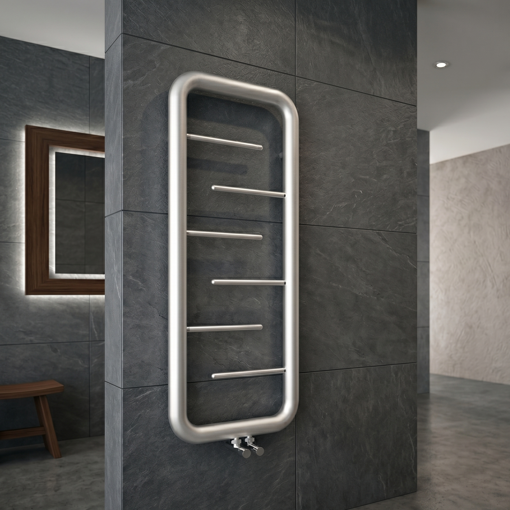 Carisa Aren Stainless Steel Designer Towel Radiator